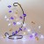Battery Operated 20 Led Fairy String Lights Warm White Lights with Colorful Sea Glass Shards Shaped