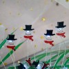 Christmas Snowman Shaped Led String Lights 20 Cool White Lights