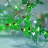 Decorative Christmas Leaf Shaped 20 Warm White Led String Lights