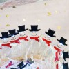 Christmas Snowman Shaped Led String Lights 20 Cool White Lights