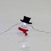 Christmas Snowman Shaped Led String Lights 20 Cool White Lights
