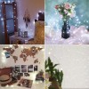 8 Modes Solar Powered Led String Lights 100 Warm White Lights