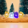 Battery Operated 20 Led Fairy String Lights Warm White Lights with Colorful Sea Glass Shards Shaped