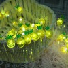 Pineapple Shaped Led Copper Wire String Lights 20 Warm Lights for Home Decoration