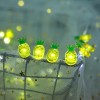 Pineapple Shaped Led Copper Wire String Lights 20 Warm Lights for Home Decoration
