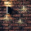 3AA Waterproof Battery Box Operated Led Fireworks String Lights wirh Remote and Timer Function