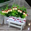 Christmas Themed Led String Lights Battery Operated Lights with Santa Claus Head Shaped
