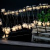 2M/20LED Battery Powered White LED String Lights with Ghost Shaped