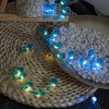8 Flahsing Modes Fance Sea Horse Shaped Led Fairy String Lights 20 Led Warm White Lights
