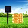 8 Modes Solar Powered Led String Lights 100 Warm White Lights