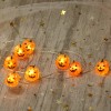 Halloween Themed Decorative Lights Pumpkin Shaped Led String Lights 2M/20Leds Warm White Lihgts