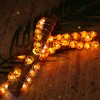 Halloween Themed Decorative Lights Pumpkin Shaped Led String Lights 2M/20Leds Warm White Lihgts