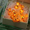 Halloween Themed Decorative Lights Pumpkin Shaped Led String Lights 2M/20Leds Warm White Lihgts