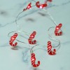 6.6FT./20Leds Warm White Christmas Crutch Shaped Led String Lights