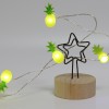 Remote Controlled 3AA Battery Powered Tiny Pineapple Shaped 20 Warm White Led String Lights