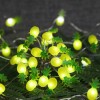 Remote Controlled 3AA Battery Powered Tiny Pineapple Shaped 20 Warm White Led String Lights