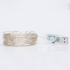 5M 50Leds Warm White 8 Modes Remote Controlled USB Led String Lights