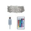 4 Lines RGB 16 Colors Changing USB Powered Led String Lights with Remote