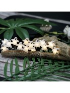 2M/20LED Battery Powered White LED String Lights with Ghost Shaped
