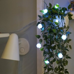 Fancy Cool White Sea Shell Shaped 20 Led Fairy String Lights for Bedroom Decoration