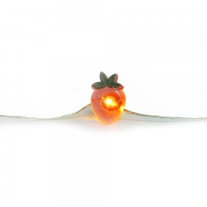 20 Warm White Lights Strawberry Shaped Led String Lights for Holiday Decoration