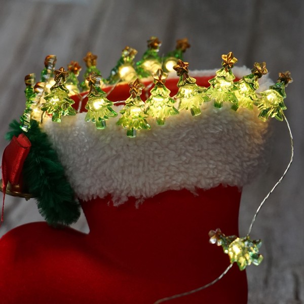 Warm White Led Christmas Tree Shaped Lights