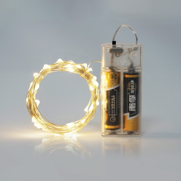 2AA Battery Powered Copper Wire Led String Lights
