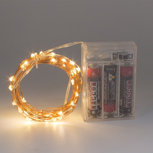 3AA Battery Powered Copper Wire Led String Lights