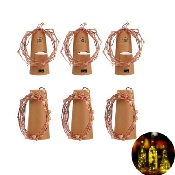 Classical 20Leds Wine Bottle Cork Shaped Led String Lights
