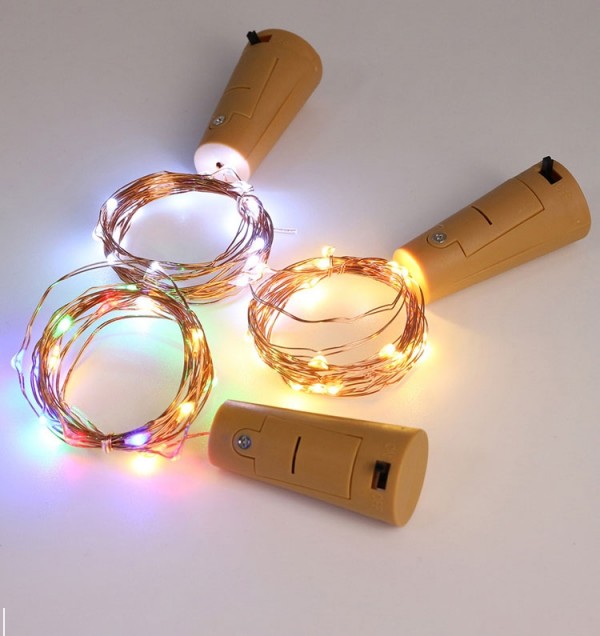 Classical 20Leds Wine Bottle Cork Shaped Led String Lights