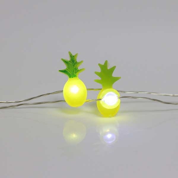 Remote Controlled 3AA Battery Powered Tiny Pineapple Shaped 20 Warm White Led String Lights